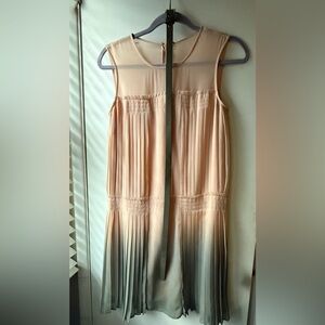 bebe Peach and Gray Mini Dress